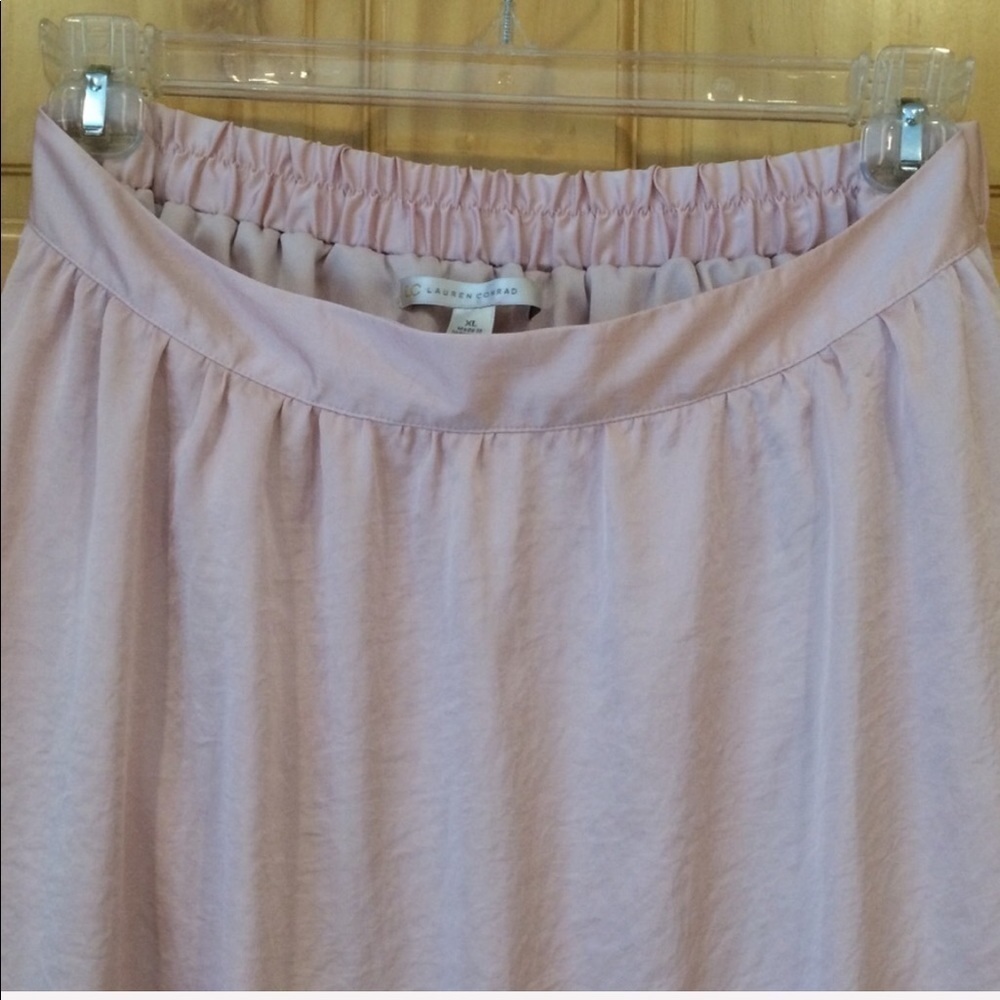 LC Lauren Conrad lined high low maxi skirt size XL - Picture 3 of 7